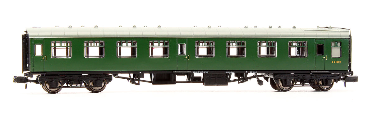 Pre-Owned 374-063A MK1 SK Corridor Second BR (SR) Green 'S24302'