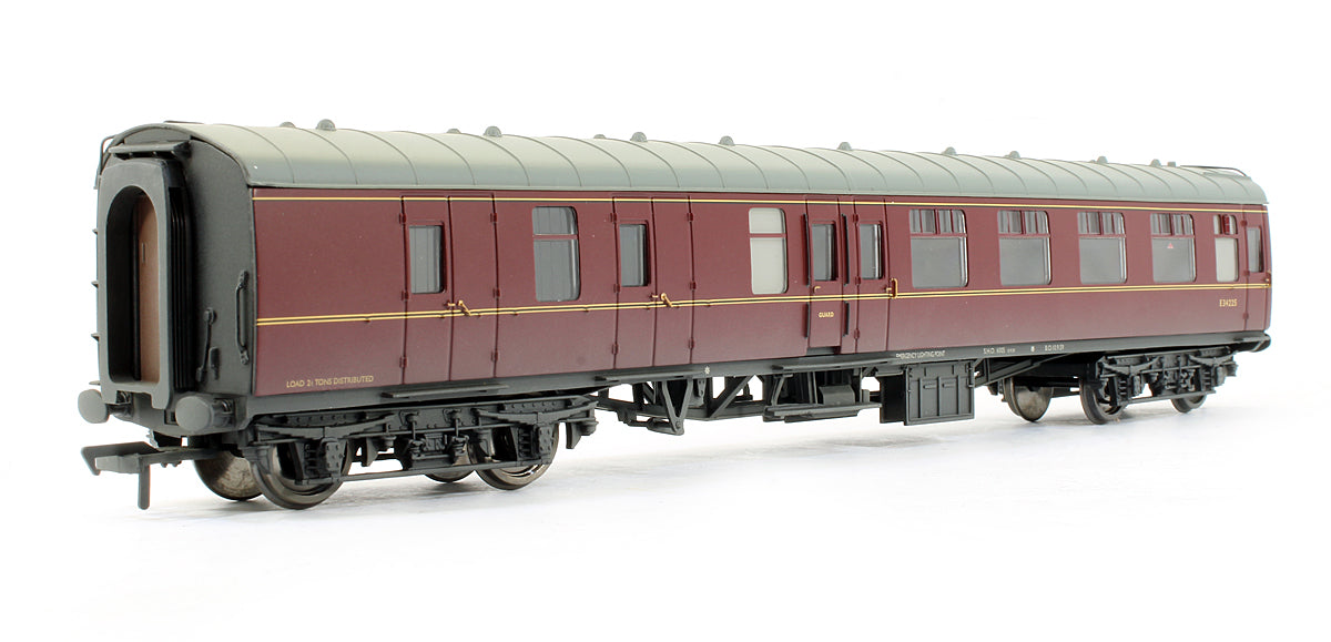 Pre-Owned BR Maroon MK1 Brake Second Corridor BSK Coach 'E34225' (Weathered)