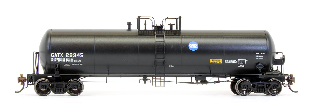Pre-Owned Genesis GATX / Black (Service Driven) GATC 20K Tank Car - 3 Pack