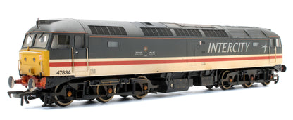 Pre-Owned Class 47834 'Fire Fly' BR Intercity Swallow Diesel Locomotive (Weathered) - DCC Fitted