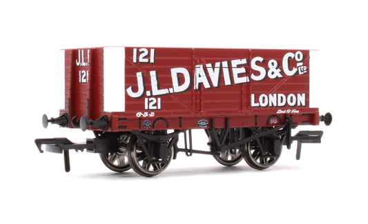 967422 7 Plank 1907 Private Owner Wagon J L Davies & Co No.121