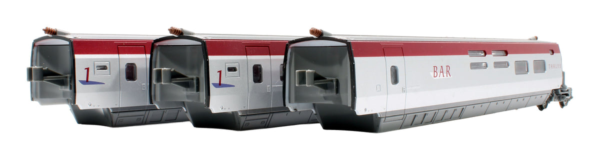 Pre-Owned T678 Thalys 3 Coach Intermediate Passenger Car Set