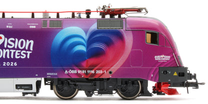 7500240 ÖBB 1116 203-1 "Eurovision Song Contest 2026" Electric Locomotive