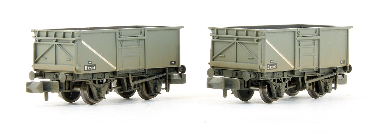 Pre-Owned 377-225Z Set Of 6 BR Grey 16T Mineral Wagons (Weathered) (Exclusive Edition)
