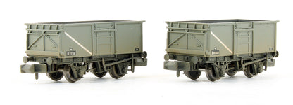 Pre-Owned 377-225Z Set Of 6 BR Grey 16T Mineral Wagons (Weathered) (Exclusive Edition)