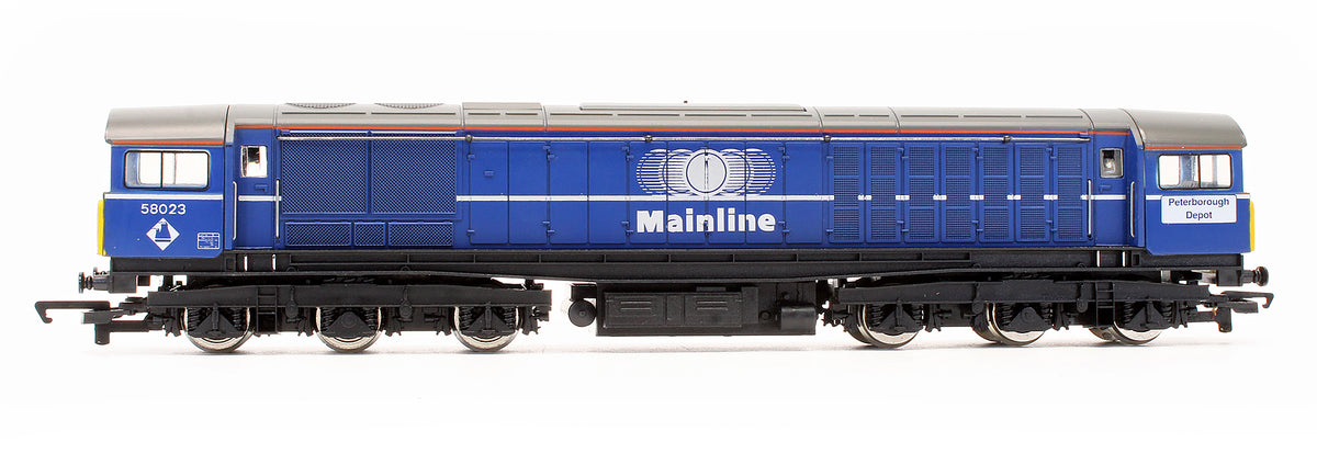 Pre-Owned R2011A Mainline Blue Class 58023 'Peterborough Depot' Diesel Locomotive