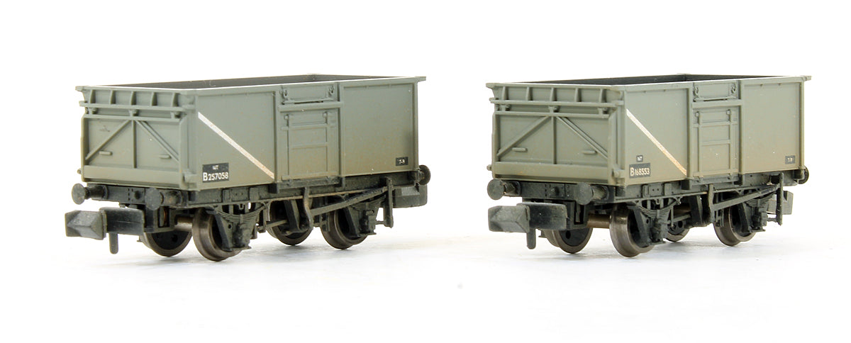 Pre-Owned 377-225Z Set Of 6 BR Grey 16T Mineral Wagons (Weathered) (Exclusive Edition)