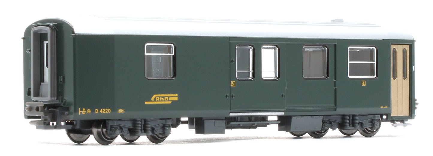 10-1987 RhB Ge6/6 I 415 Crocodile Electric Passenger Train Pack IV