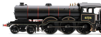 R30501 Class B12 4-6-0 BR Black Late Crest 61516 Steam Locomotive
