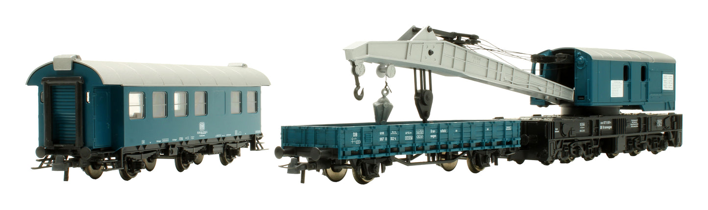 Pre-Owned 66046 DB '977 0 001-5' Crane & Escort Wagon Set