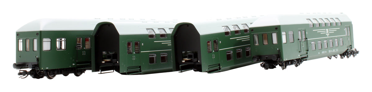 Pre-Owned HN9524 4-Piece Double-Decker Coach Set of the DR