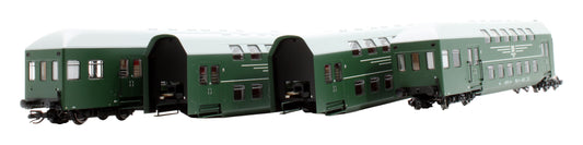 Pre-Owned HN9524 4-Piece Double-Decker Coach Set of the DR