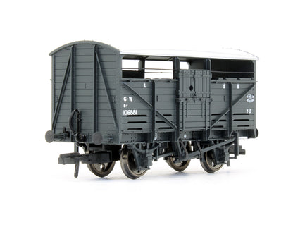 Pre-Owned 37-711 8 Ton Cattle Wagon GWR Dark Grey 106881