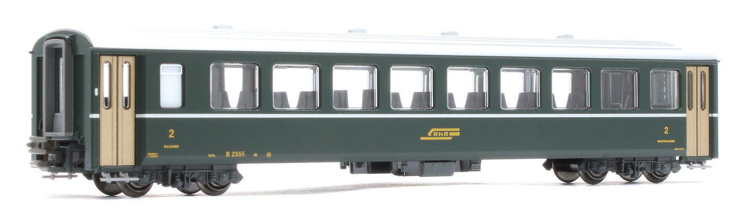 10-1987 RhB Ge6/6 I 415 Crocodile Electric Passenger Train Pack IV