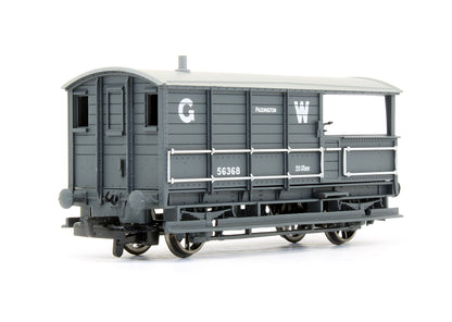 Pre-Owned 20 Ton Toad Brake Van GWR Dark Grey 56368