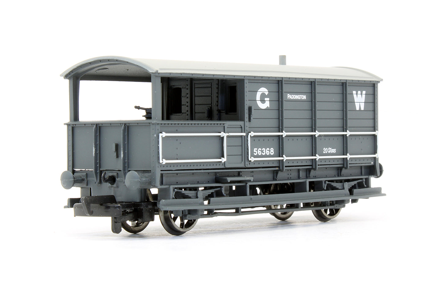 Pre-Owned 20 Ton Toad Brake Van GWR Dark Grey 56368