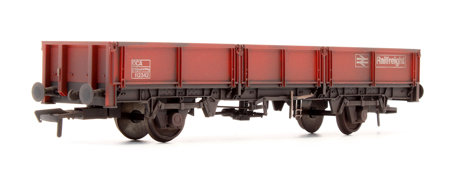 Pre-Owned 38-056 Railfreight Red 31T OCA Dropside Open Wagon '12342' - Custom Weathered