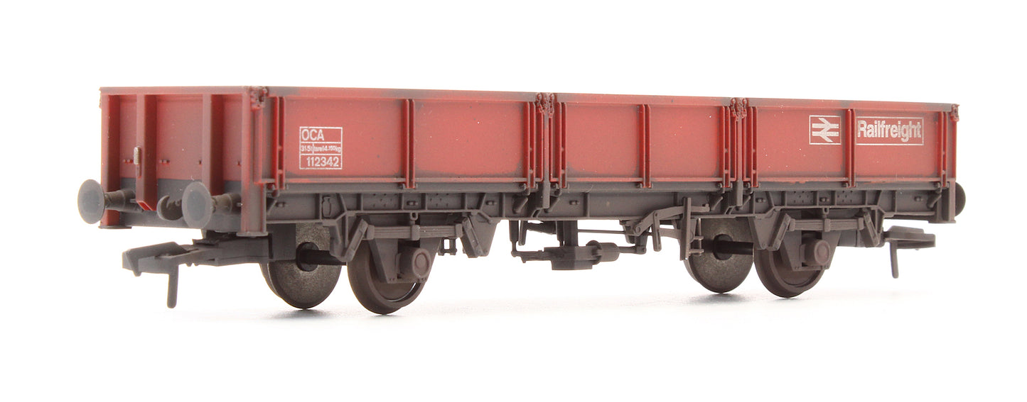 Pre-Owned 38-056 Railfreight Red 31T OCA Dropside Open Wagon '12342' - Custom Weathered