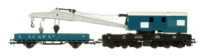 Pre-Owned 66046 DB '977 0 001-5' Crane & Escort Wagon Set