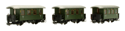 Pre-Owned L340500 '3692 Stg / 3694 Stg / 3724 Stg' Oechsle Railways 3-Piece Passenger Car Set
