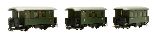Pre-Owned L340500 '3692 Stg / 3694 Stg / 3724 Stg' Oechsle Railways 3-Piece Passenger Car Set