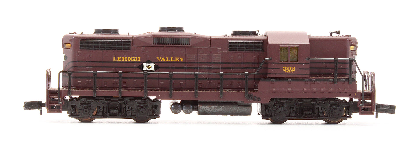 Pre-Owned 7129 GP18 Hi Nose With Dynamic Brakes Diesel Locomotive Lehigh Valley - Road #302
