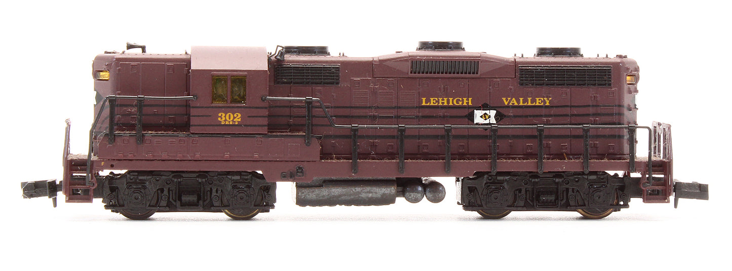 Pre-Owned 7129 GP18 Hi Nose With Dynamic Brakes Diesel Locomotive Lehigh Valley - Road #302