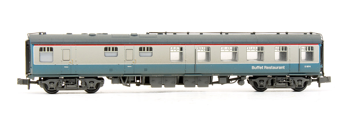 Pre-Owned MK1 RU Restaurant Car BR Blue & Grey E1974 - Weathered