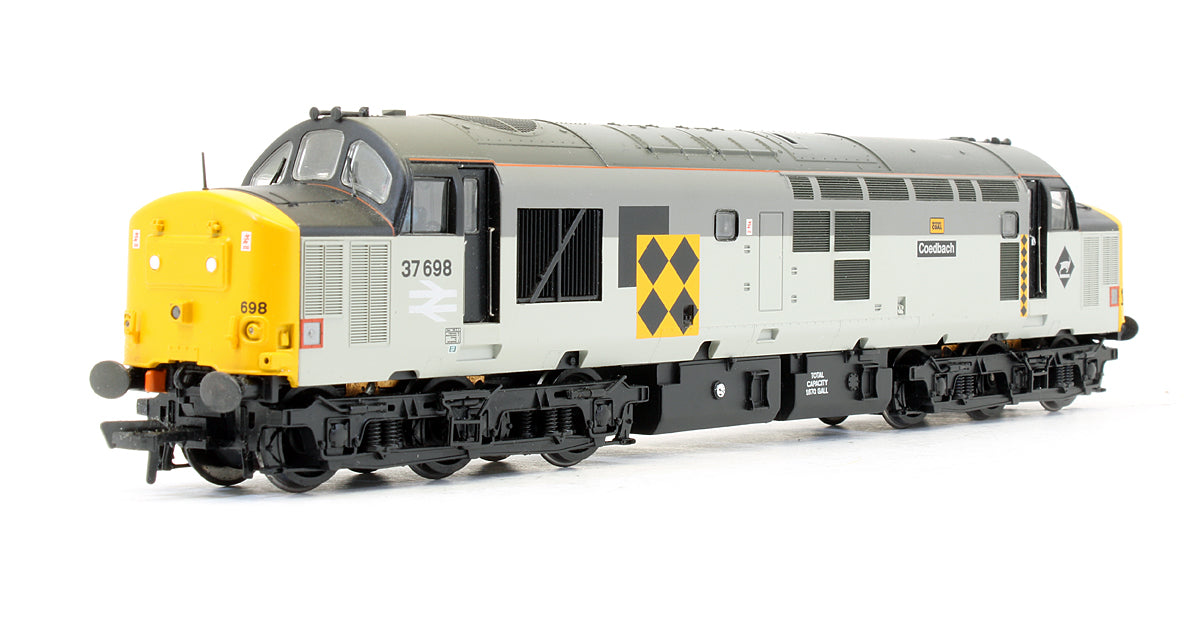 Pre-Owned Class 37/5 37698 Coal Sector 'Coedbach' Diesel Locomotive - DCC Sound