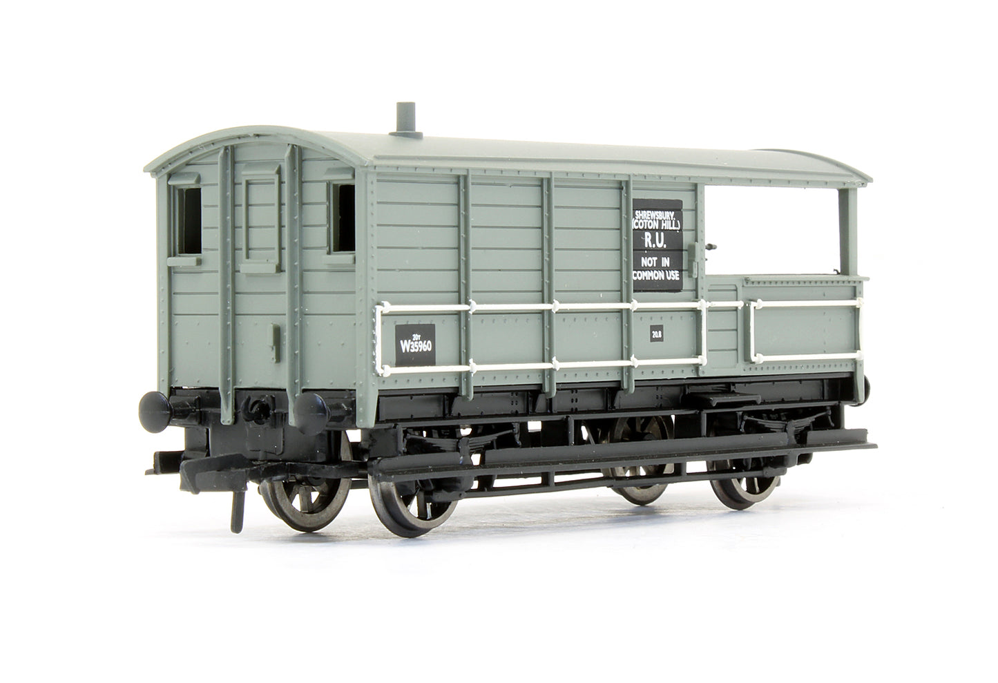 Pre-Owned 20 Ton Toad Brake Van BR Grey (Shrewsbury) W35960