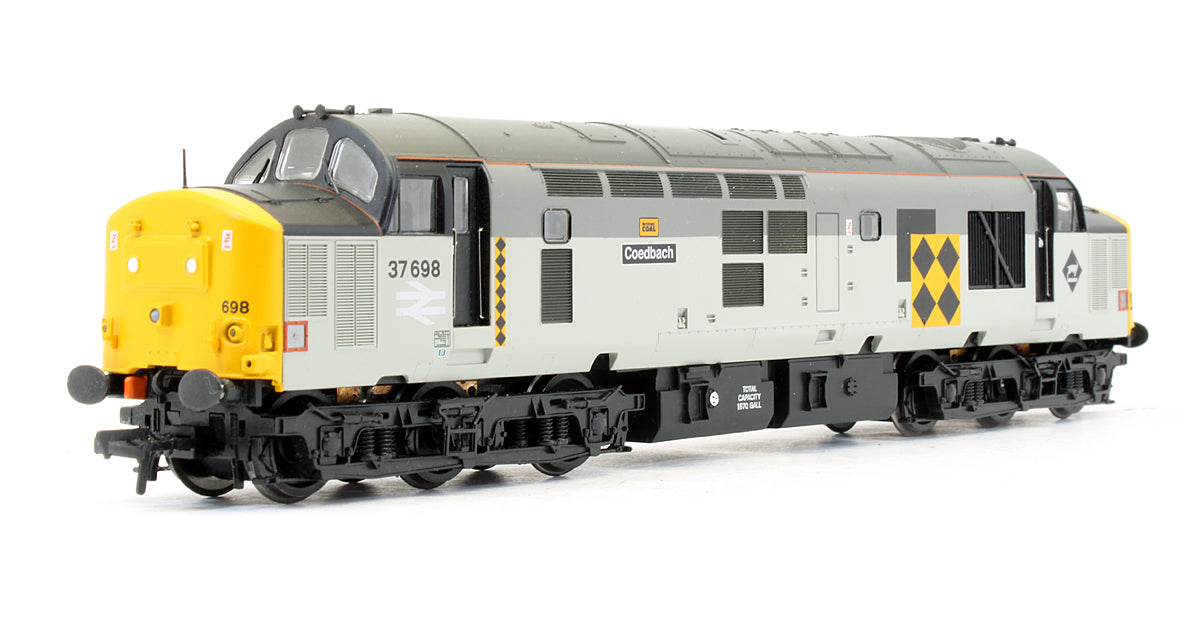 Pre-Owned Class 37/5 37698 Coal Sector 'Coedbach' Diesel Locomotive - DCC Sound