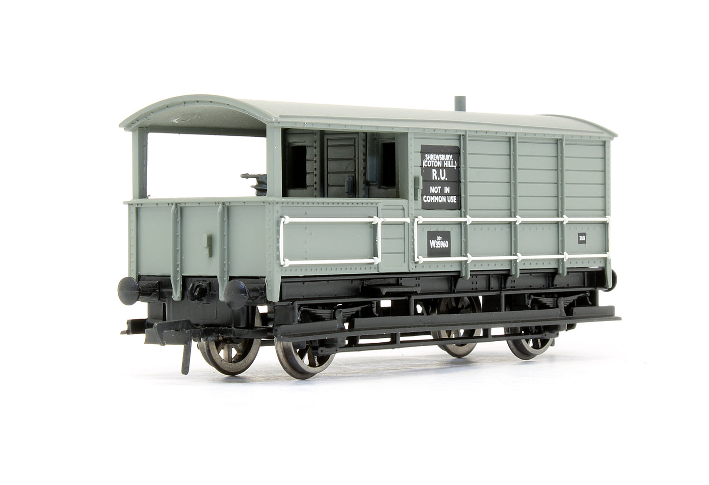 Pre-Owned 20 Ton Toad Brake Van BR Grey (Shrewsbury) W35960
