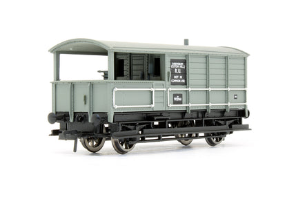 Pre-Owned 20 Ton Toad Brake Van BR Grey (Shrewsbury) W35960