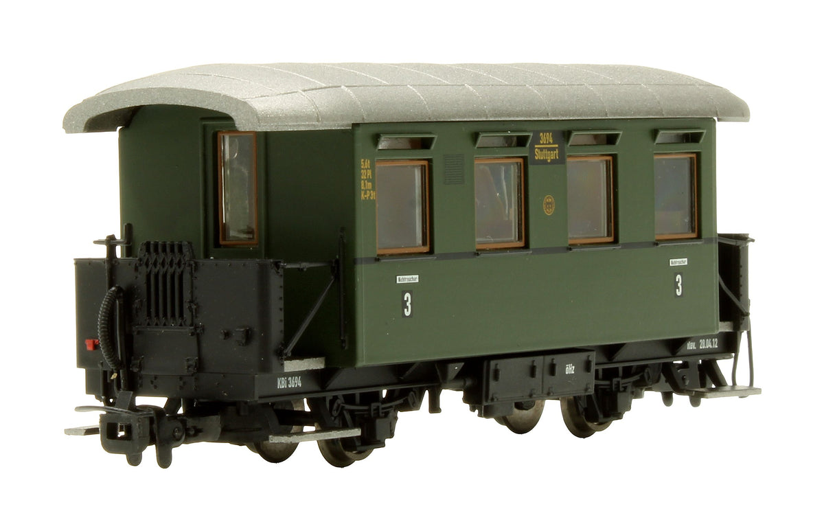 Pre-Owned L340500 '3692 Stg / 3694 Stg / 3724 Stg' Oechsle Railways 3-Piece Passenger Car Set