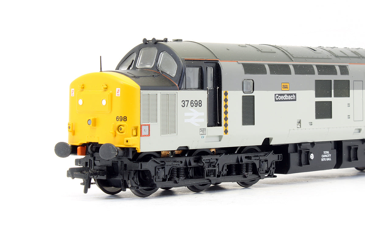 Pre-Owned Class 37/5 37698 Coal Sector 'Coedbach' Diesel Locomotive - DCC Sound
