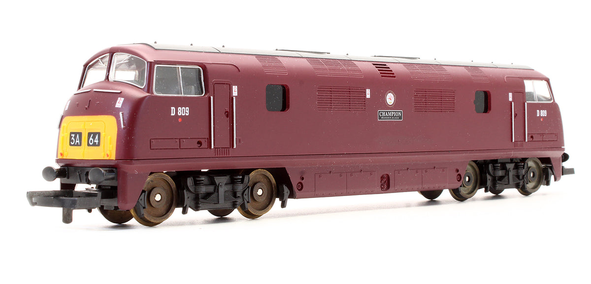 Pre-Owned L149966 BR Maroon Class 42 'Champion' D809 Diesel Locomotive & 3 MK1 Coaches