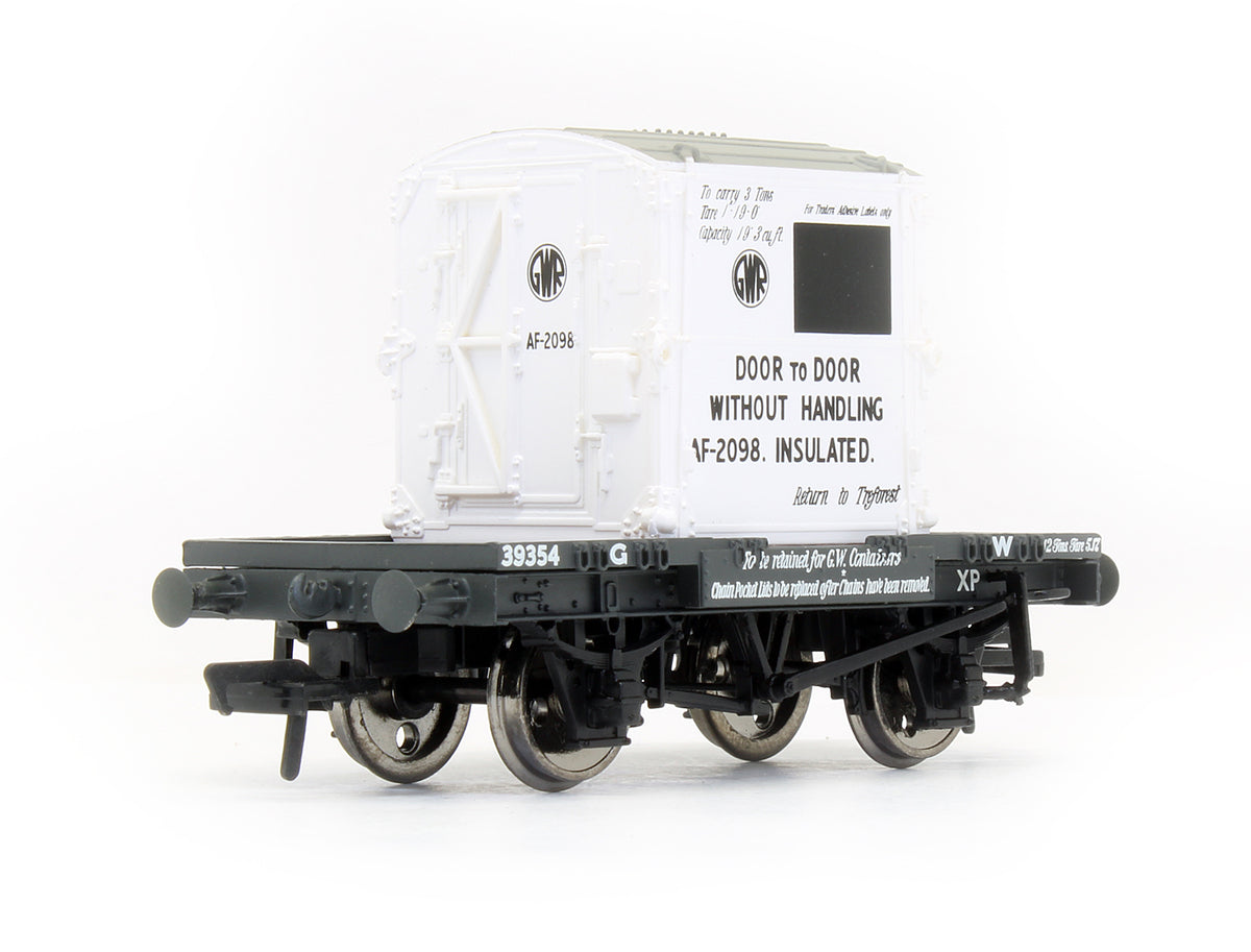 Pre-Owned Conflat With AF Container GWR 39354