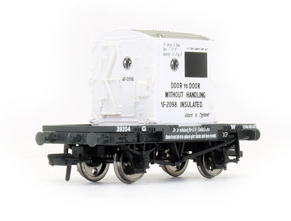 Pre-Owned Conflat With AF Container GWR 39354