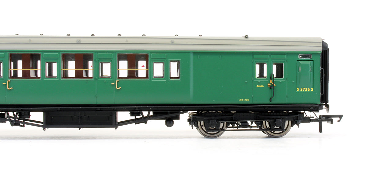 Pre-Owned BR Maunsell 6 Compartment Brake Coach 'S 3736 S'