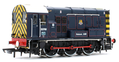 R30507 Class 08 BR/GER Lined Blue D3760 'Colchester TMD' Diesel Locomotive