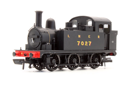 Pre-Owned ACC2444-DCC Hill J68 Class LNER Plain Black 7027 Steam Locomotive - DCC Sound