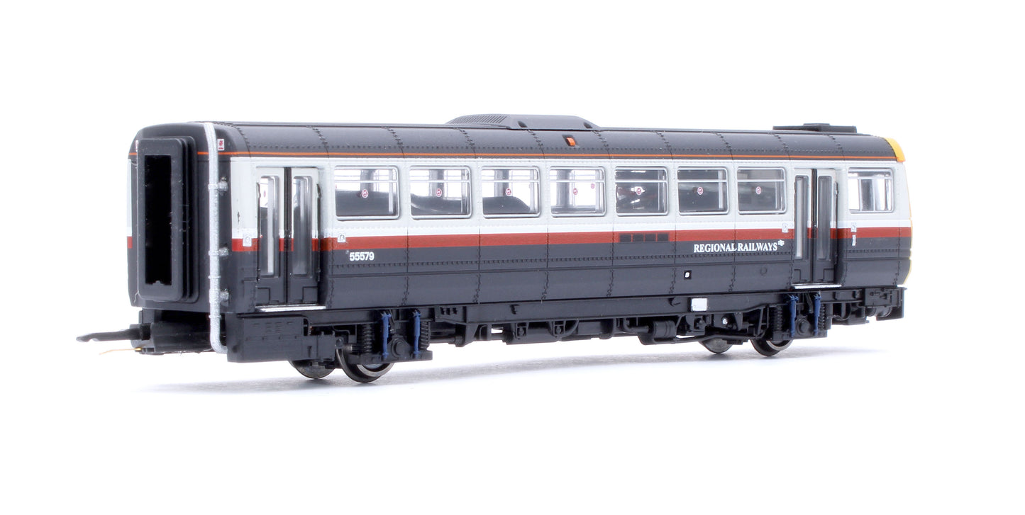 Class 142 Regional Railways Red/Grey/White DMU 142038 - DCC Fitted