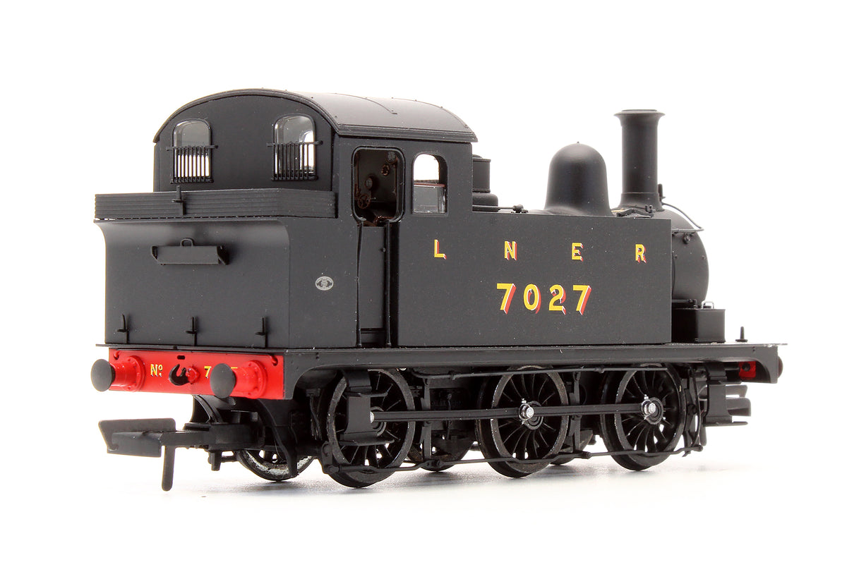Pre-Owned ACC2444-DCC Hill J68 Class LNER Plain Black 7027 Steam Locomotive - DCC Sound