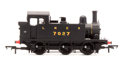 Pre-Owned ACC2444-DCC Hill J68 Class LNER Plain Black 7027 Steam Locomotive - DCC Sound