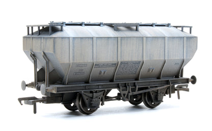 Pre-Owned Covered Hopper Wagon (COVHOP) BR Light Grey - Custom Weathered