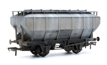 Pre-Owned Covered Hopper Wagon (COVHOP) BR Light Grey - Custom Weathered