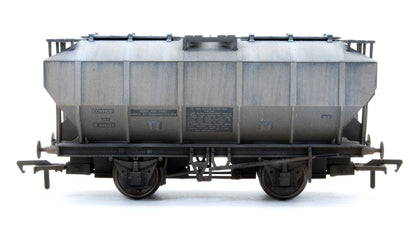 Pre-Owned Covered Hopper Wagon (COVHOP) BR Light Grey - Custom Weathered
