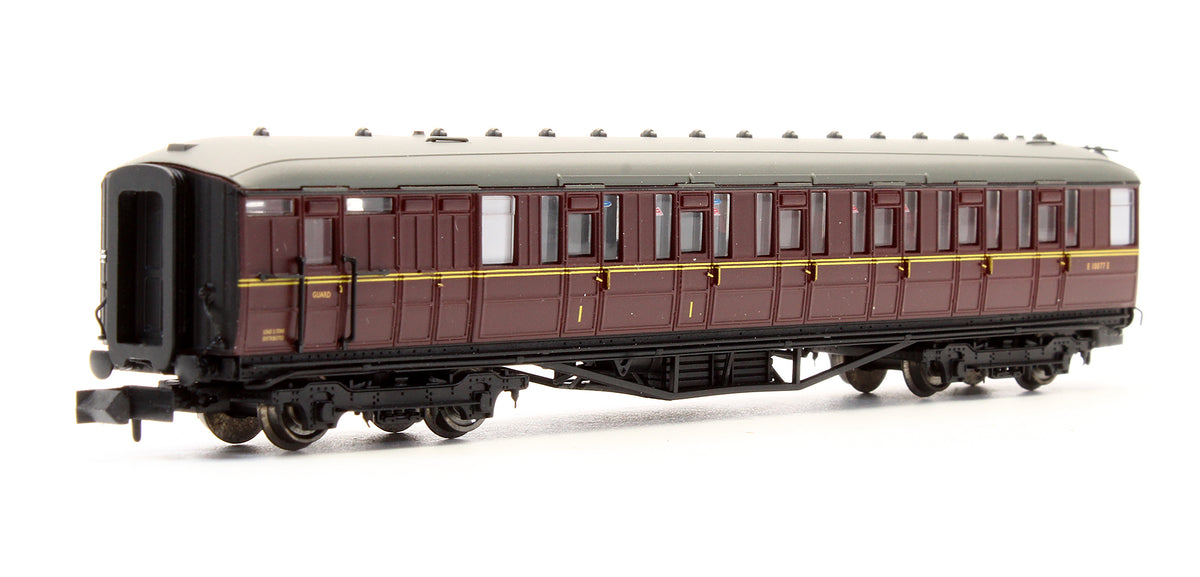 Pre-Owned NC-032A Gresley Coach BR Maroon Composite 'E10077E'
