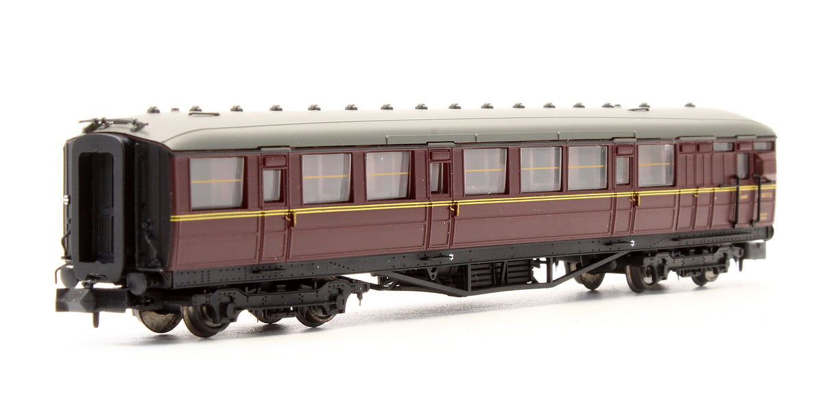 Pre-Owned NC-032A Gresley Coach BR Maroon Composite 'E10077E'