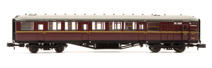 Pre-Owned NC-032A Gresley Coach BR Maroon Composite 'E10077E'